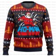 thumbnail image 3 of Suéter navideño feo de tío Santa Claus, sudadera con capucha de dibujos animados de anime para mujeres y hombres, sudadera de moda para parejas, 3 of 5