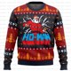 thumbnail image 3 of Suéter navideño feo de tío Santa Claus, sudadera con capucha de dibujos animados de anime para mujeres y hombres, sudadera de moda para parejas, 3 of 5