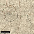 thumbnail image 2 of HISTORIX 1811 Map of Paris France Vintage Poster Wall Art Print, 24 x 36 Inch, 2 of 8