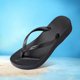 thumbnail image 1 of Sandalias de Playa para Mujer, Suela Gruesa Antideslizante para Piscina (36 Negro), 1 of 9