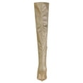 thumbnail image 2 of BLISSFUL STEP Women's Boots Glitter Point Toe Stiletto Heels Over The Knee High Boots Gold 7, 2 of 8