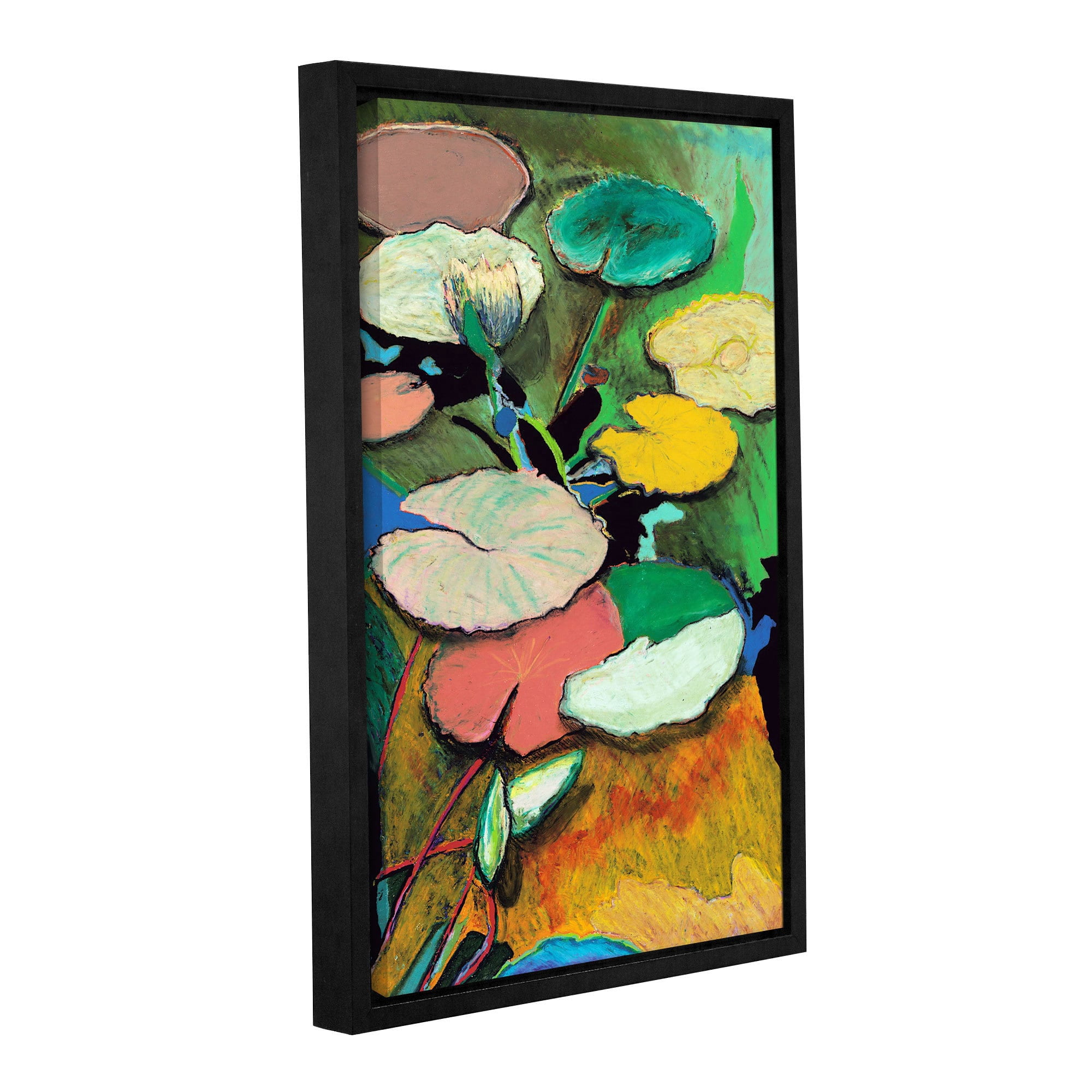 ArtWall Allan Friedlander "Windchime Spring" Gallery-wrapped Floater-framed Canvas