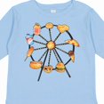 thumbnail image 4 of Inktastic Ferris Wheel with Snacks Boys or Girls Long Sleeve Toddler T-Shirt, 4 of 5