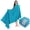 Aqua Blue, variant on Cotton Paradise 100% Cotton Turkish Towel Set, Soft Absorbent Quick Dry, 2 Piece 35x70 Bath Sheet Set, Mint