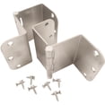 thumbnail image 4 of Swing Clear Offset Hinge, 3-1/2 Inches, 5/8" Radius Corner, Fits Doors 1-3/8" to 1-3/4" Thick, 2-Pack, Satin Nickel by Stone Harbor Hardware, 4 of 4