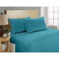 thumbnail image 1 of Home Sweet Home London 1800 Series - Microfiber Deep Pocket Full Bed Sheets Set (Aqua), 1 of 2