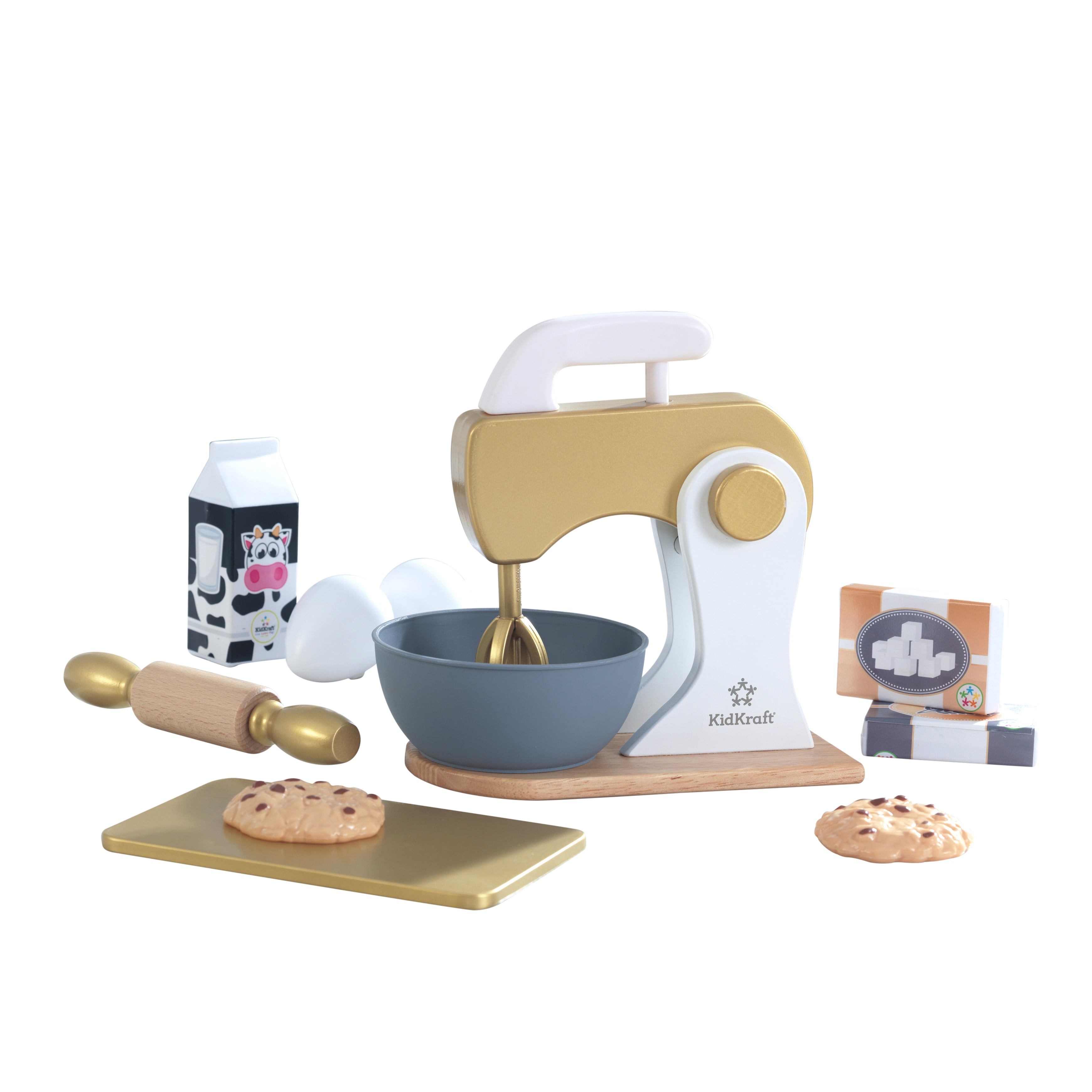 kids wooden baking set