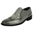 thumbnail image 1 of LIBERTYZENO Men's Wingtip Leather Lace Up Brogue Dress Shoes, 1 of 6
