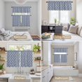thumbnail image 6 of Purple Beige Dandelion Kitchen Curtains Sets for Windows 36 Inch Length, Farmhouse Botanical Blossom Rod Pocket Window Treatments Tier Curtains and Valances Set for Bedroom/Bathroom, 6 of 8