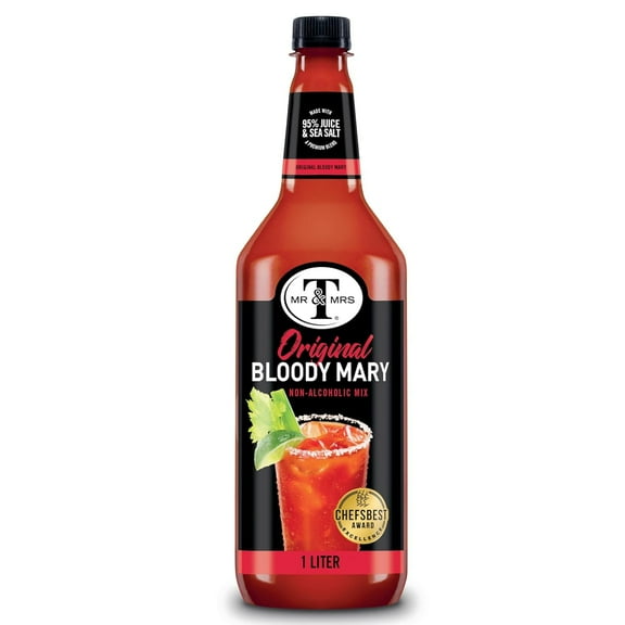 Pack of 6, Mr & Mrs T Original Bloody Mary Mix, 33.8 fl oz