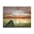 thumbnail image 2 of Gango Home Decor Pier & Sunset I by Jim Christensen (Printed on Paper); One 24x18in Fine Art Paper Giclee Print, 2 of 4