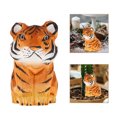 thumbnail image 3 of 1pc Hand Carved Tiger Handicraft Wooden Tiger Ornament Tiger-shaped Decor, 3 of 8