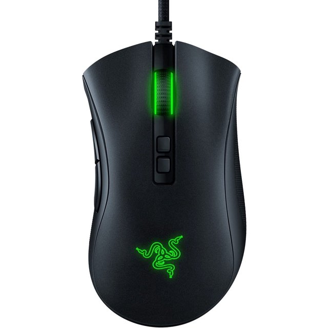 ATTOE DeathAdder V2 Gaming Mouse: 20K DPI Optical Sensor - Fastest Gaming Mouse Switch - Chroma RGB Lighting - 8 Programmable Buttons - Rubberized Side Grips - Classic Black