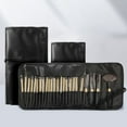 thumbnail image 3 of 24 Piece Makeup Brush Set Wood Handle Cosmetic Foundation Blending Beauty Tool Kit, 3 of 6