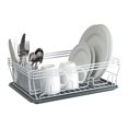 thumbnail image 1 of Laura Ashley LA-92546-WHITE Speckled Dish Rack Set, White, 1 of 1