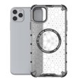 thumbnail image 2 of 2-in-1 Magnetic Phone Case for iPhone 12 Pro / 12 6.1", [Anti-fall] [Compatible with MagSafe] Shockproof Translucent Honeycomb Pattern Back Ultra Slim Protective Case for iPhone 12 Pro / 12 6.1",White, 2 of 11