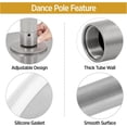 thumbnail image 4 of REKHHY V Dance Pole Portable Dancing Pole Height Adjustable 6.9ft-9ft Static Spinning Pole for Apartment, Silver/Argent, 4 of 8