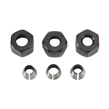 

3 Pcs Router Collet Set Chuck Heads Adapter for Drills Engraving Trimming Carving Machine Electric Router Milling Cutter