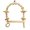 A, variant on Bird Swing Perch, Wooden Blocks Parrot Chew Toy, Beaded Arch Parrot Swing, Cage Accessory for Lovebird Budgie Cockatiel Conure