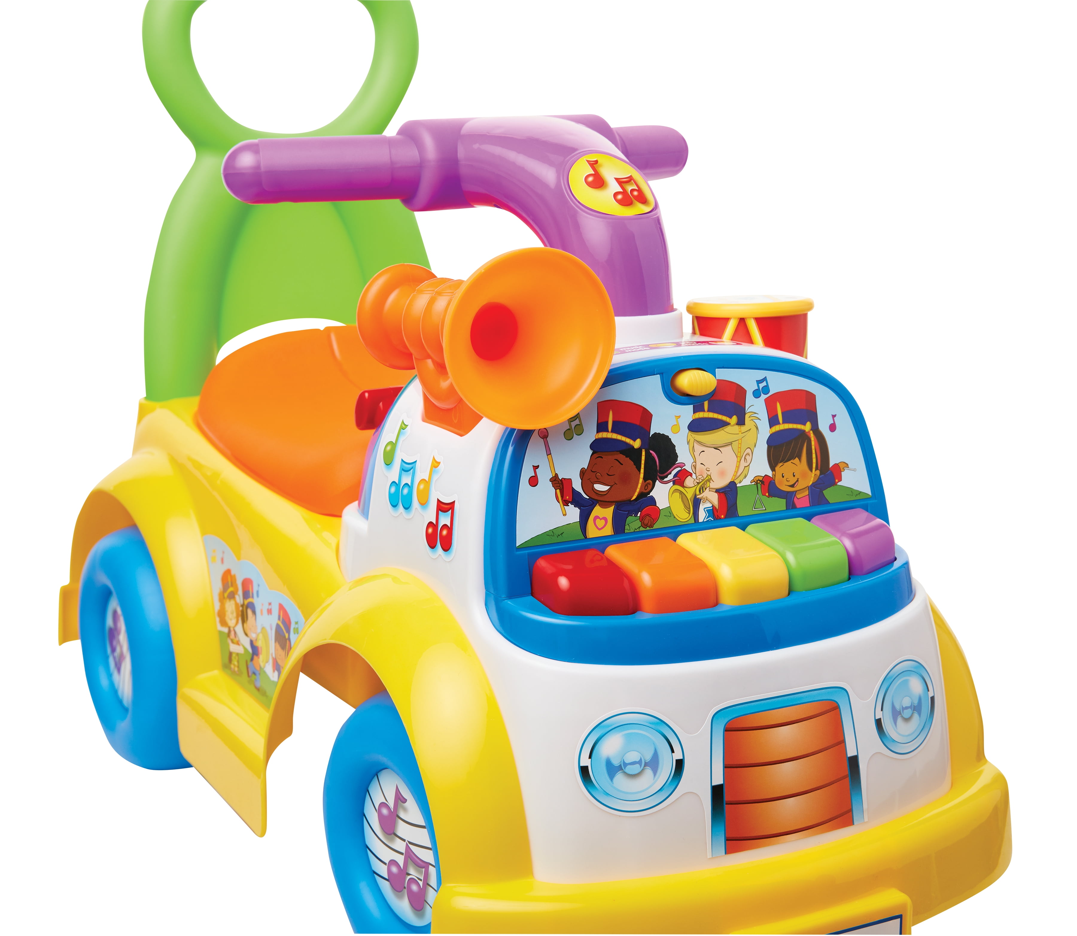 injecteren relais Pijnboom Little People Fisher-Price Music Parade Ride-On, Plays 5 Marching Tunes &  Other Sounds! Perfect for Toddler Boys & Girls Ages 1, 2, & 3 Years Old -  Helps Foster Motor Skills - Walmart.com