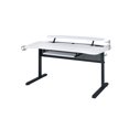 thumbnail image 1 of Acme Furniture Table de Jeu Vildre, Finition Noire et Blanche, 1 of 2