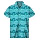 thumbnail image 3 of Camisa hawaiana con estampado 3D de delfines y dibujos animados para hombre, camisetas de manga corta a la moda Harajuku, blusa con botones, 3 of 5