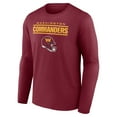 thumbnail image 2 of Men's Jayden Daniels Burgundy Washington Commanders Name & Number Team Wordmark Long Sleeve T-Shirt, 2 of 3