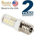 thumbnail image 6 of Simba Lighting LED T6 4W 40W Equivalent Bulbs 120V E17 6000K Daylight 2-Pack, 6 of 10