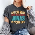 thumbnail image 2 of Jonas Joke T-Shirt Black Small Crew Neck Casual T-Shirt Unisex, Sizes S-5XL, Tbun, 2 of 5