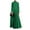 Green, variant on Womens Solid Color Turtleneck Casual Elegant Party Long Maxi Dresses