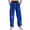 Blue, variant on Mens Dress Pants Slim Fit Solid Color Mid Waisted Glitter Legged Pants Fashionable foreign Trade Comfortable Loose Pants Trousers 2025 Fall Slacks with Pockets