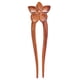 thumbnail image 1 of Pin de pelo de flor de madera, horquilla de pelo, palillo de pelo, accesorio para el cabello hecho a mano abstracto 4,5" Ormromra CDWJ497, 1 of 4