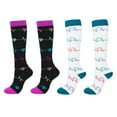 thumbnail image 4 of Chaussettes de Compression Sport Course Randonnée Randonnée Bas D\'entraînement Physique Extérieur Bas Athlétiques Haute Élasticité Bas de Jambe Accessoire Noir, 4 of 6