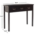 thumbnail image 5 of Safavieh Console en Bois de Pin Cindy Noire, 5 of 5