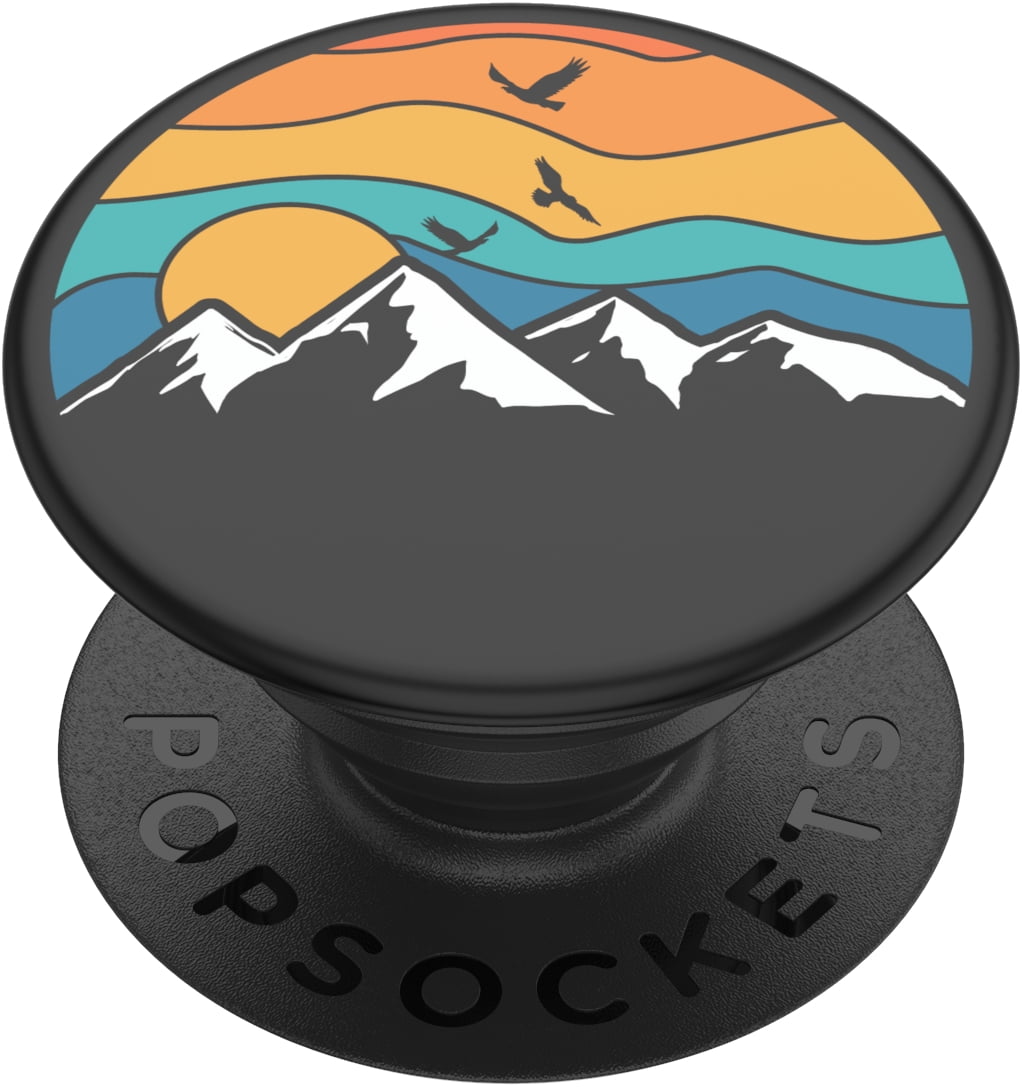Popsockets Grip with Swappable Top for Cell Phones, PopGrip Mountain High