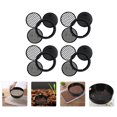 thumbnail image 4 of Black Plastic Garden Sieve Set Handheld Soil Sieves for Home Use 4Pcs Lightweight Compact, 4 of 9