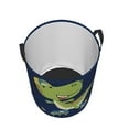 thumbnail image 3 of Bingfone Dino Playing Roller Skate,Cartoon Dinosaurs Waterproof Foldable Laundry Hamper Bucket With Handles For Storage Bin,Clothes Hamper (Small), 3 of 8