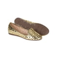 thumbnail image 4 of New Women Liliana Kimber-2 Metallic Leatherette Studded Perforated Slip On Flat, 4 of 5