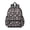 Unicorn and Flower Grey Pattern, variant on Unicorn and Flower Blue Pattern Cute School Backpack with Padded Back and Adjustable Shoulder Straps 13.4"x11"x4.7"