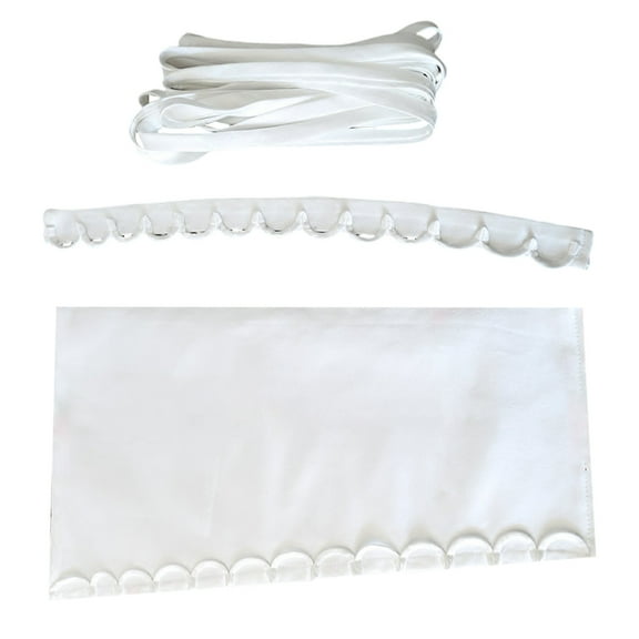 3 Piece Adjustable Bridal Gown Back Straps for Securing Wedding Dresses, Formal Wear, and Costume Fittings
