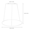 thumbnail image 2 of OUNONA Estructura De Hierro Para Pantalla De Con Agujeros Para Colgar Accesorios En Lámparas, 2 of 7