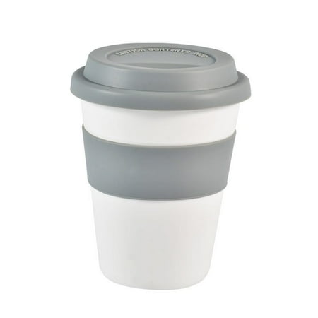 

Creative Travel Mug Reusable Water Cup Portable Anti-fall Tea Coffee Cup With Silicone Lid Drinkware Mouthwash Coffee Cups 400ml