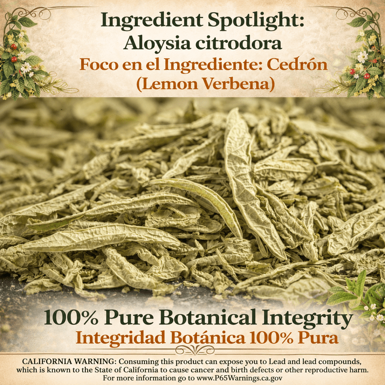 BEXPERTSUSA Cedrón Herbal Tea Lemon Verbena 100% Natural Loose