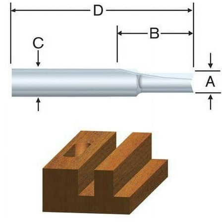 ROUTER BIT 5/16 STRAIGHT