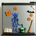 thumbnail image 5 of 3D Printed Vintage Skeleton Magnetic Figurine for Kitchen (Blue Silver), 5 of 7