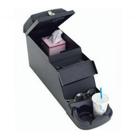 Stereo Security Console - Smittybilt 1976-1995 Jeep CJ Wrangler YJ Security Stereo Floor Console Denim Black 31815