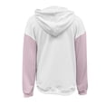 thumbnail image 4 of Mercatoo Girls Color 𝐁lock Hoodies Long Sleeve Cute 𝐏reppy Lightweight Pullover Sweatshirt with Pocket Cotton Loose Solid Tops, 4 of 7