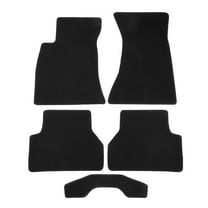 1 Set Car Floor Mats for Audi A4 2017-2023 Non-slip Velour Front and Rear Full Set Auto Floor Carpet