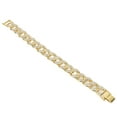 thumbnail image 2 of Chain Bracelet,Chain Bracelet Rhinestones Alloy Link Bracelet Hip Hop Bracelet Leading Edge Technology, 2 of 8