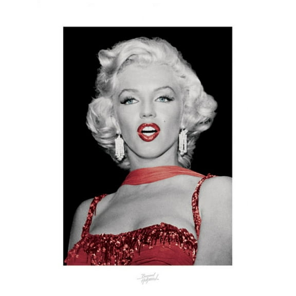 Marilyn Monroe - Red Dre Poster (24 x 32)
